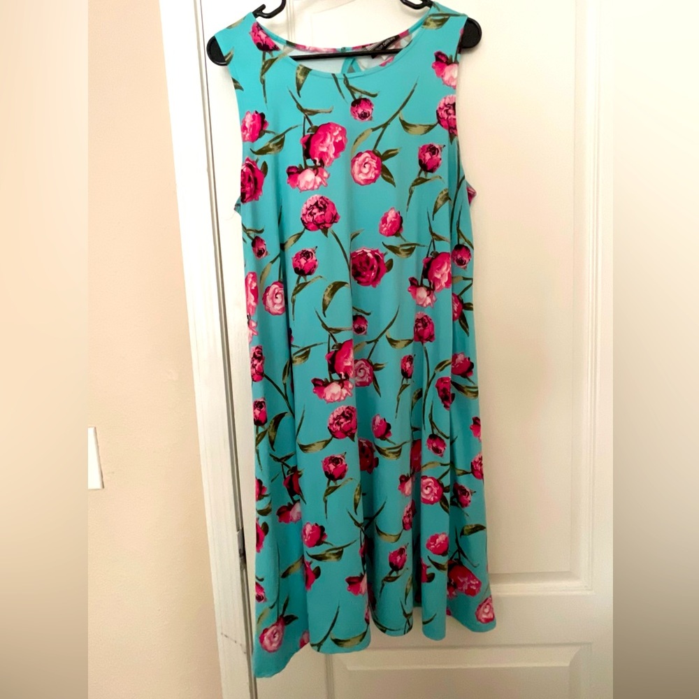 Allison Brittney Womens Floral Dress